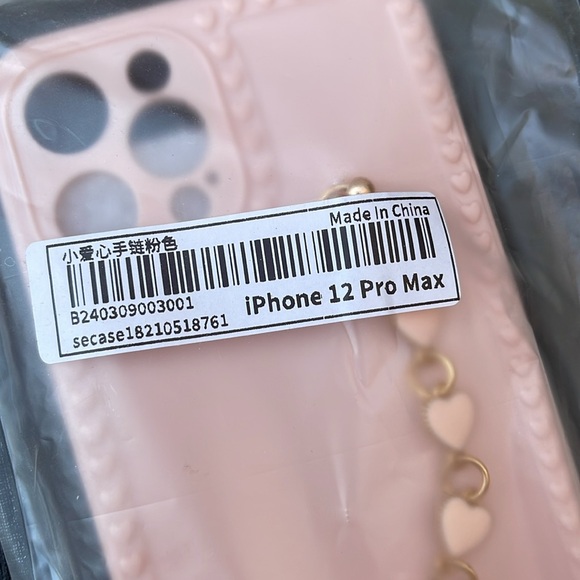 Pink Heart - IPhone Pro Max 12 Phone Case - Picture 8 of 8